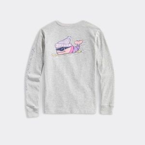 Long Sleeve Gray Vineyard Vines Shirt